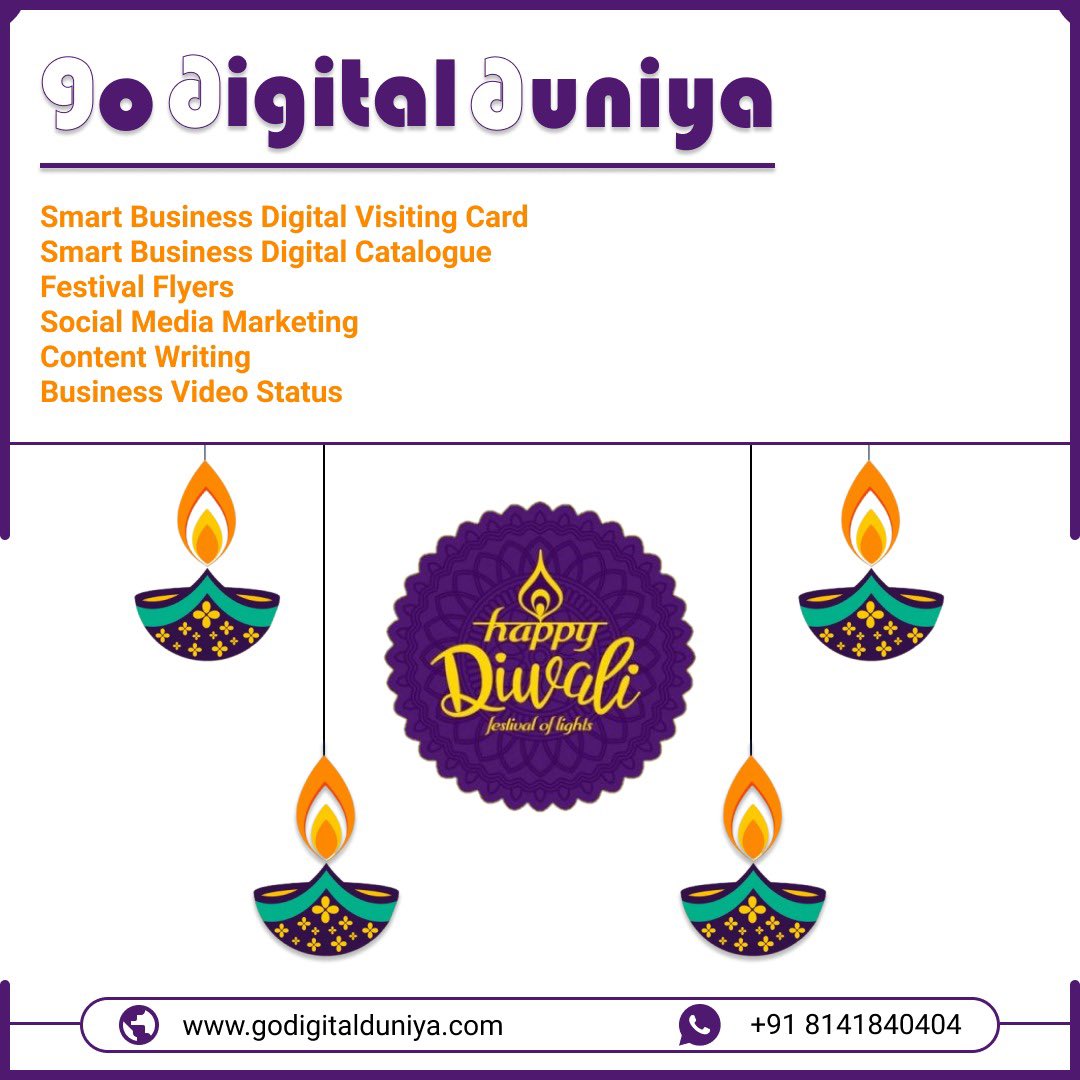 DuniyaGo's tweet photo. May the glory of the celebration of Diwali fill your home with happiness, and may you have everything that brings you joy in the coming year!✨✨✨

#Diwali￼ #festival #lights #joy #newyear #godigitalduniya https://t.co/qX7U1esilQ