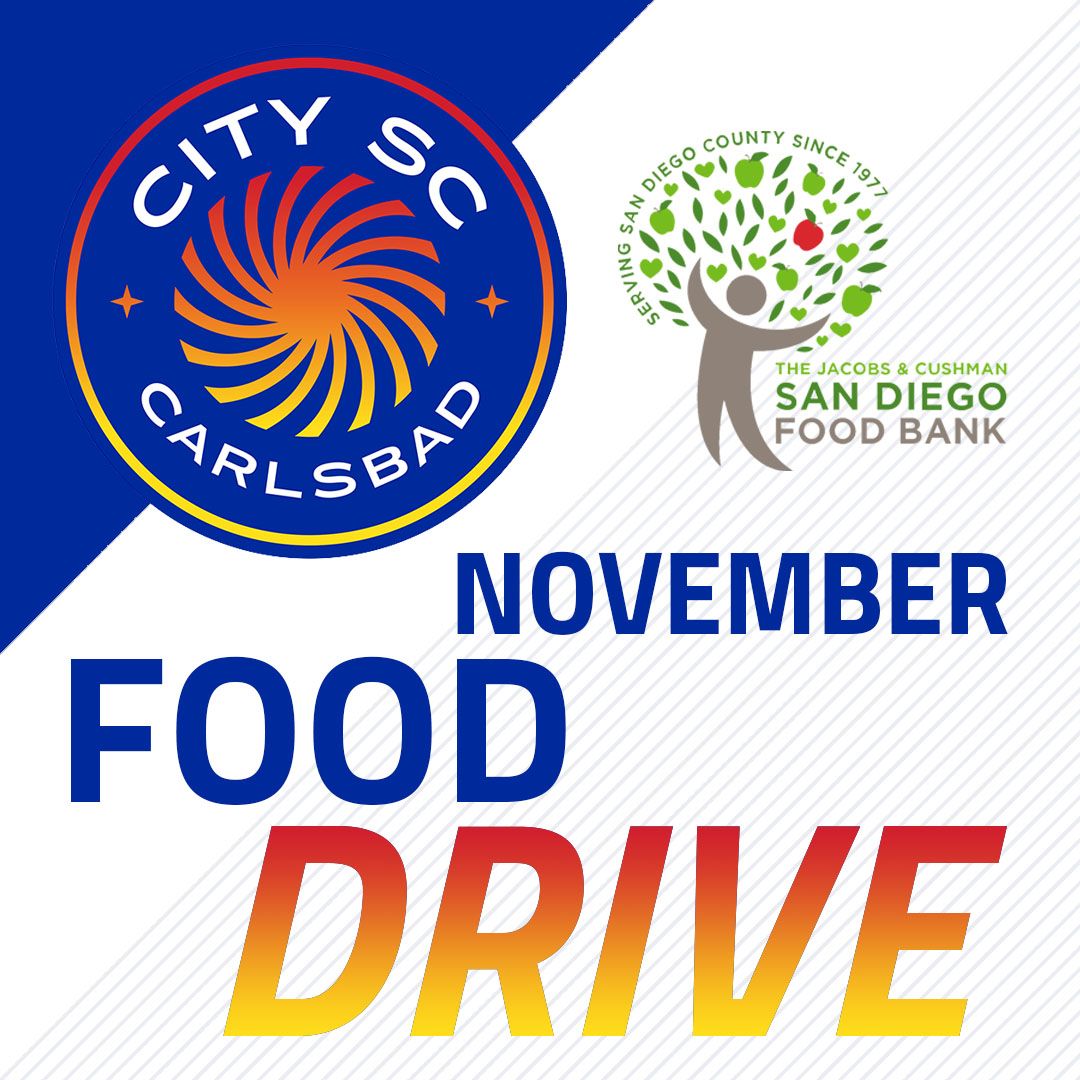 ourcitysc's tweet photo. City SC November Food Drive - Please Support
Who: Players, friends, and family
What: Food donations (e.g canned food, pasta, rice, cereal, oatmeal)
Where: Poinsettia Park

When: Thur, Nov 19, 4-8pm &amp; Sat, Nov 21, 10am-2pm
Why: To celebrate Thanksgiving by giving back to community https://t.co/kom3Bklv4A