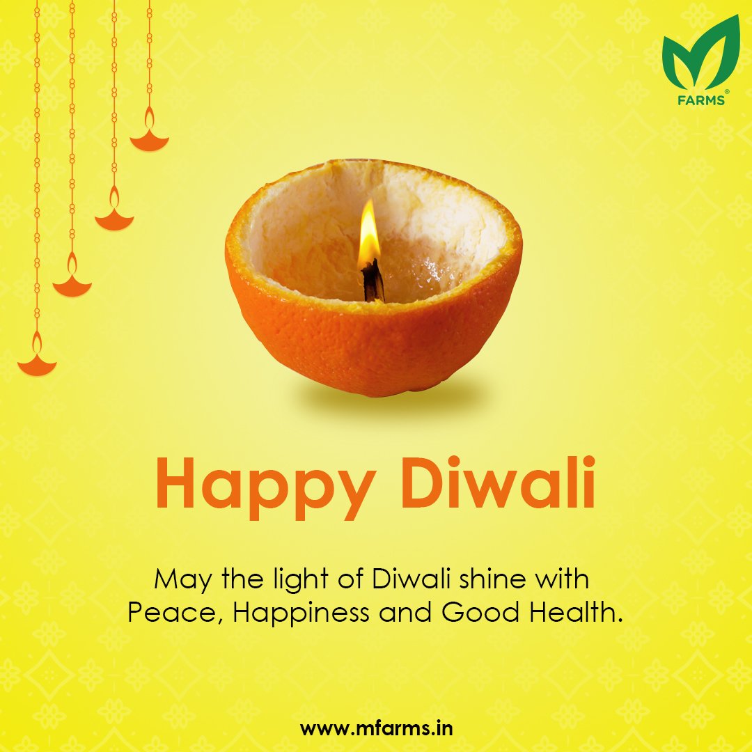 M_Farmss's tweet photo. May the light of Diwali shine with  Peace, Happiness and Good Health.   Happy Diwali 

#diwali  #mfarms #Diwali2020 #HappyDiwali https://t.co/8CjJkm0mB6