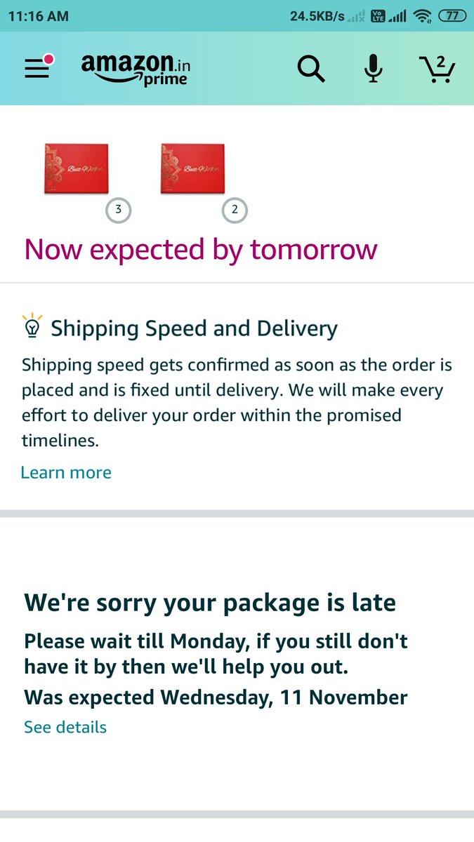 joshisagars's tweet photo. @ConsumerCourt_ @JeffBezos @amazon @consumerforum_
 #amazonindia

Thankyou @amazonIN
not delivering my product

Order on 7th expected on 11th
12th customer executive no update on order 
14th customer supervisor product lost 

Current status on app shared below

What a service. https://t.co/96zvawSZMX