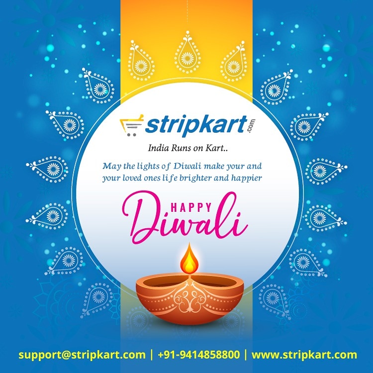 stripkart's tweet photo. Happy Diwali! May these fireworks burn away all our troubles, problems and sorrows, and may these light up our life with happiness, joy, and peace this wonderful Diwali. Have a happy, safe, and blessed Diwali!
Best regards
Stripkart Internet Pvt. Ltd.
https://t.co/gahWsBJA01 https://t.co/2bQcUbQeOD