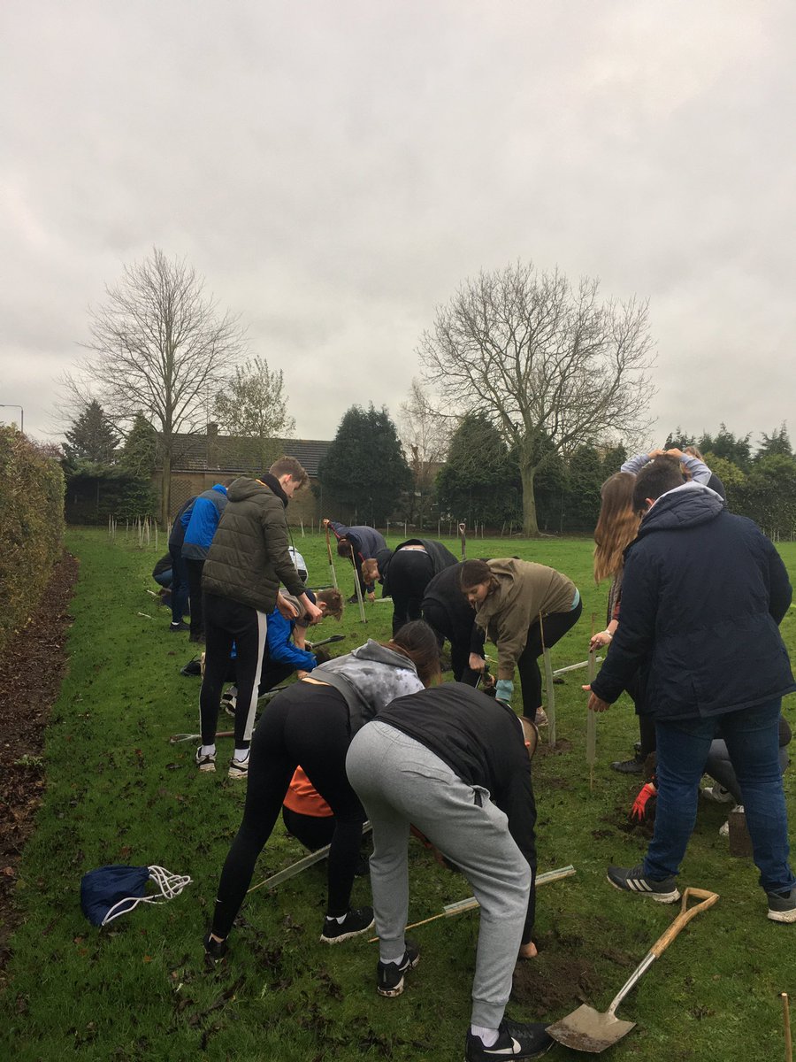 Amazing scenes <a href="/SouthWolds/">The South Wolds Academy and Sixth Form</a> digging and planting 400 saplings courtesy of @WoodlandTrust 🌱💚 a third of the <a href="/Southwolds6th/">TSWA Sixth Form</a> have turned out to graft 💪 #bekind #workhard <a href="/westbridgfdwire/">West Bridgford Wire News</a> <a href="/No1tingham/">No1tingham</a> <a href="/nottslive/">NottinghamshireLive</a>