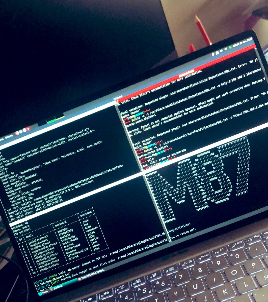 bertrandlorente's tweet photo. Nice box!! @mindsflee @VulnHub https://t.co/SFe4xpcbeg
