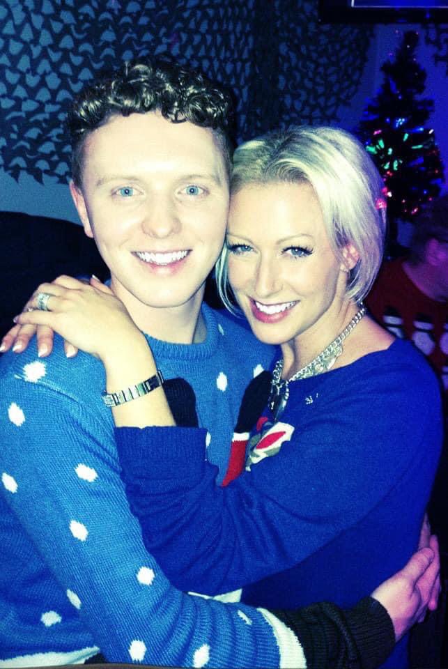 . Happy Birthday gorgeous one!! Here s my FAYEv pic of us looking fabulously festive   xx 
