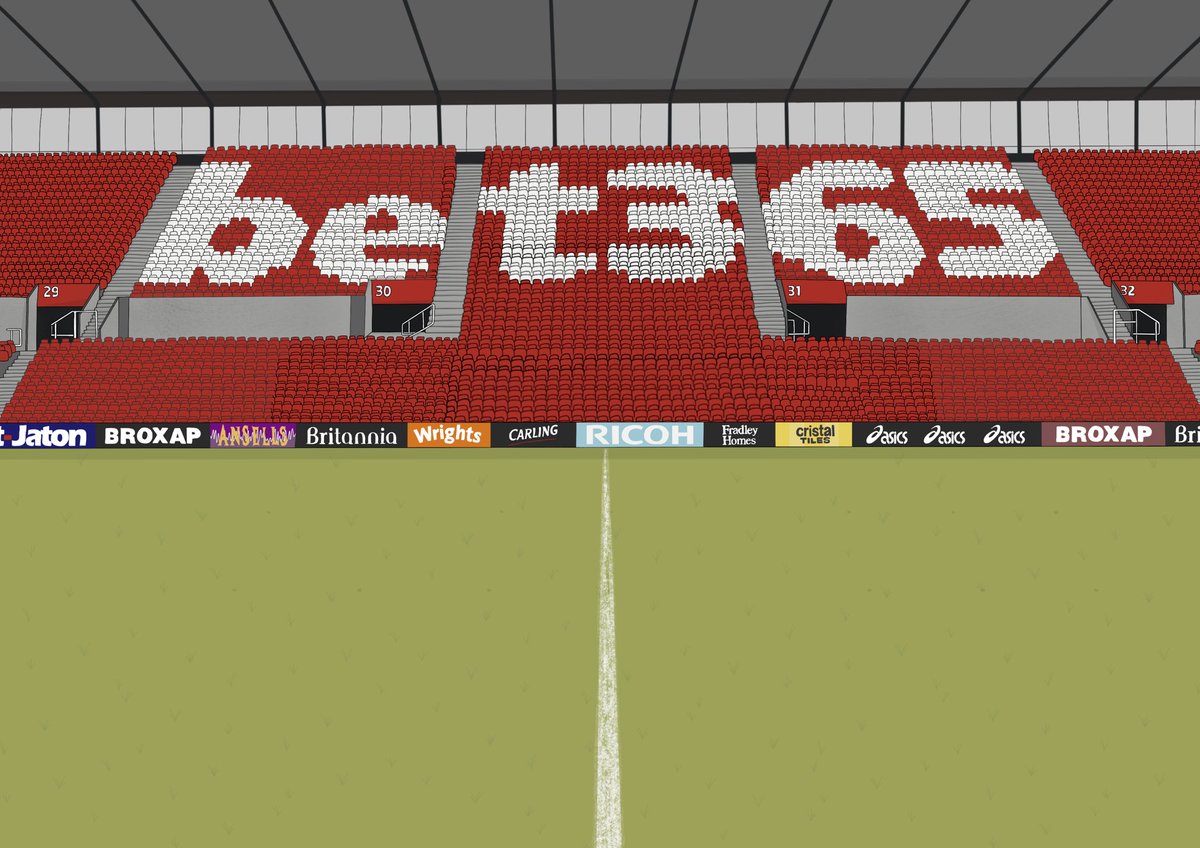 A little Saturday morning story for you. On the original background for the team photo I used old team sponsors on the advertising hoardings, as the picture grew most of them got covered up... (1/3)