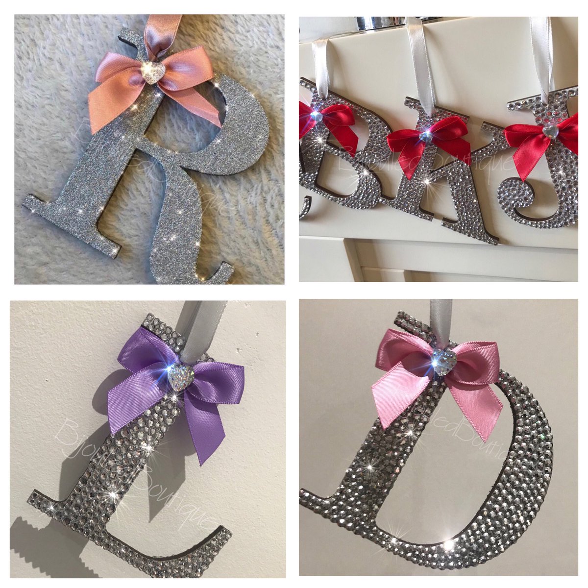 Fully crystallised letters are £11 today ✨✨

Normally £12.99 

Glittered letters are £9

All colour combinations 🎀

A gorgeous gift 💝