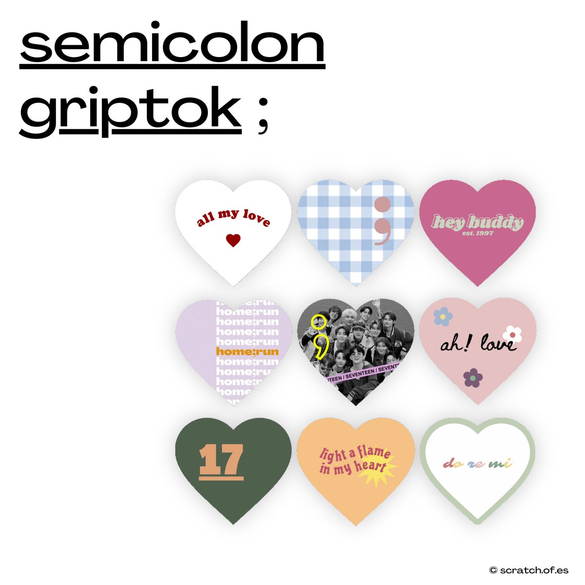 scratchofes's tweet photo. 🧽 ; semicolon griptok by 𝒆𝒔 🧽

semicolon themed griptok to grip ur phone safely n moreover to grip ur heart ! ( ˙꒳​˙ ) / ♡

💵 idr 30.000
[includes a griptok, a sticker set, a pc]

♡ details on pic &amp; 💌 dm us for more info!

tags: wts wtb wtt bts svt seventeen kpop merch https://t.co/ca71aXEeuT
