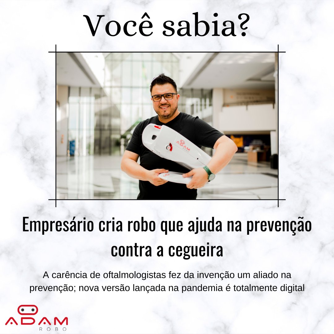 AdamPrevention's tweet photo. Quer conferir essa matéria completa? Entre no nosso site e veja a historia do Adam Robo Digital!
.
.
https://t.co/pXI1O9N4Or
.
.
.
.
#materia #adamrobo #adamrobo #cegueira #pandemia #corona #olhos https://t.co/iurouStVv2