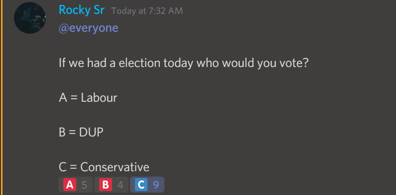 CUKToryParty's tweet photo. Remember to vote Conservative 
#NotMyGov https://t.co/Lea8wLtfMG