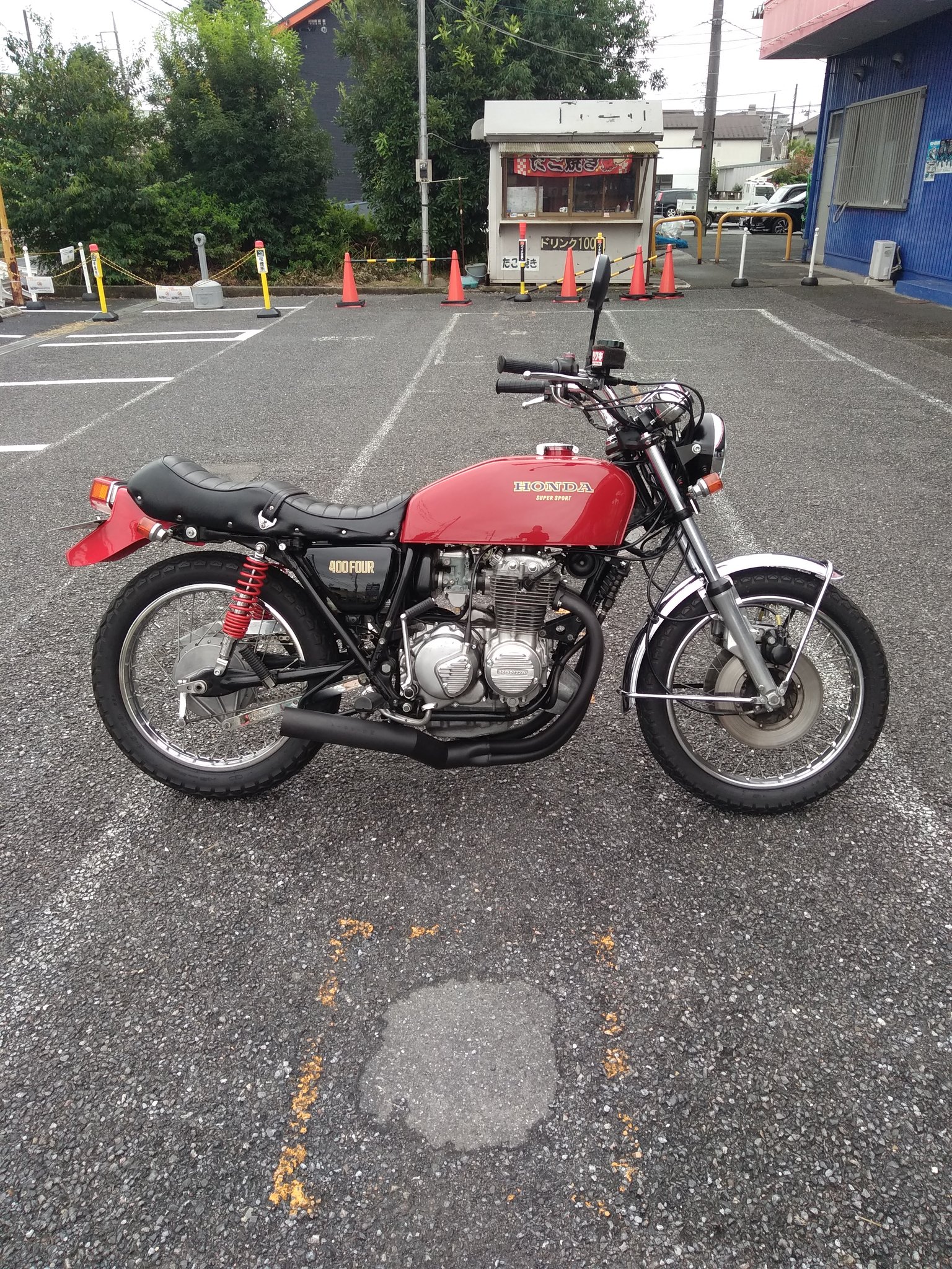CB400F FRP リアフェンダー