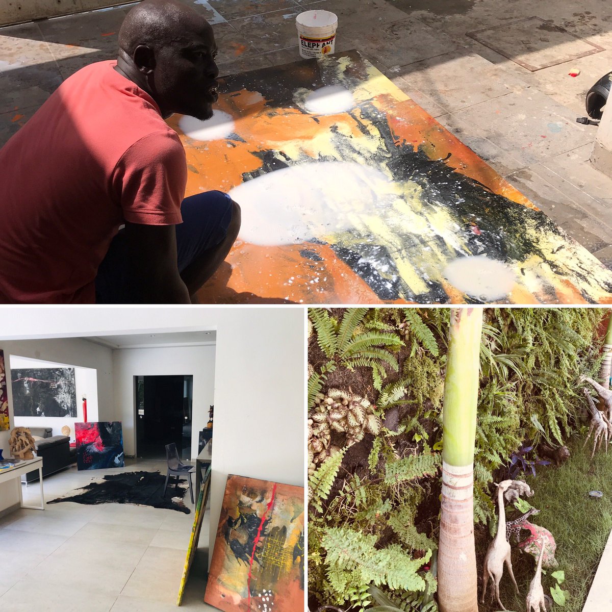 MauCascioli's tweet photo. Un #artiste inspiré, des #techniques innovantes, #culture #Benin #Tchif https://t.co/zjjmsCsh8W