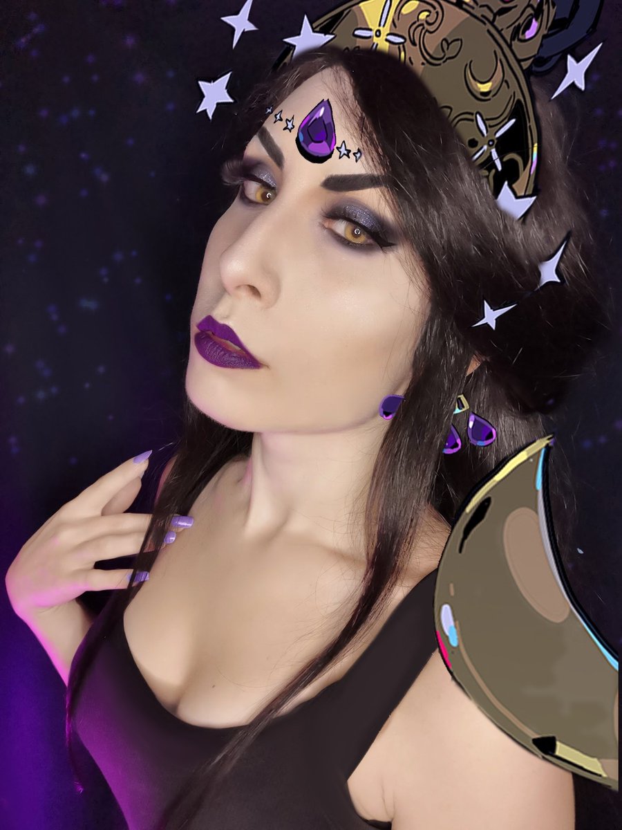 Jujicos's tweet photo. Makeup test for Nyx from Hades! I hope to be able to cosplay her as soon as possible 😭❤️❤️
@SupergiantGames
#HadesGame #cosplay https://t.co/lWL9qPciDs