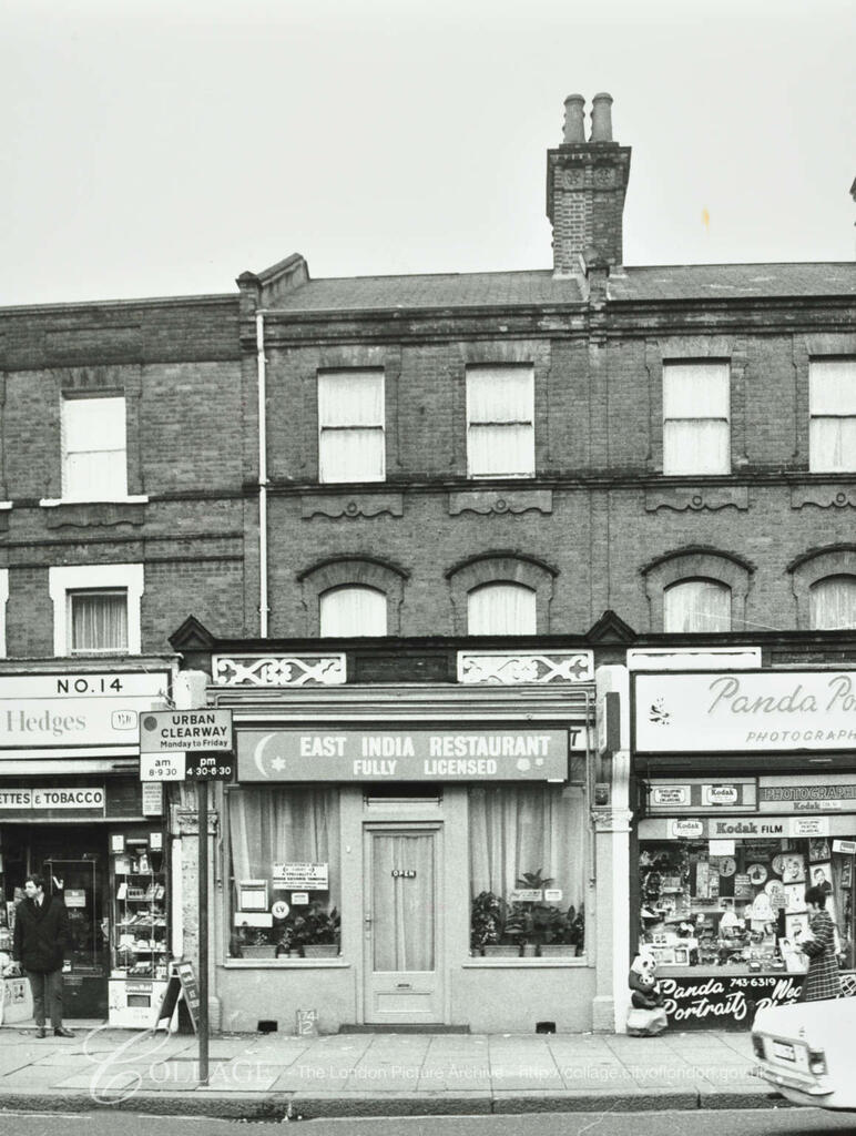 1971: East India Restaurant, Goldhawk Rd, #ShepherdsBush #w12 This was my local Indian in the 70s 😱 The Ajanta Tandoori is on this site now and a popular graze for #QPR supporters on a matchday for many a year.
