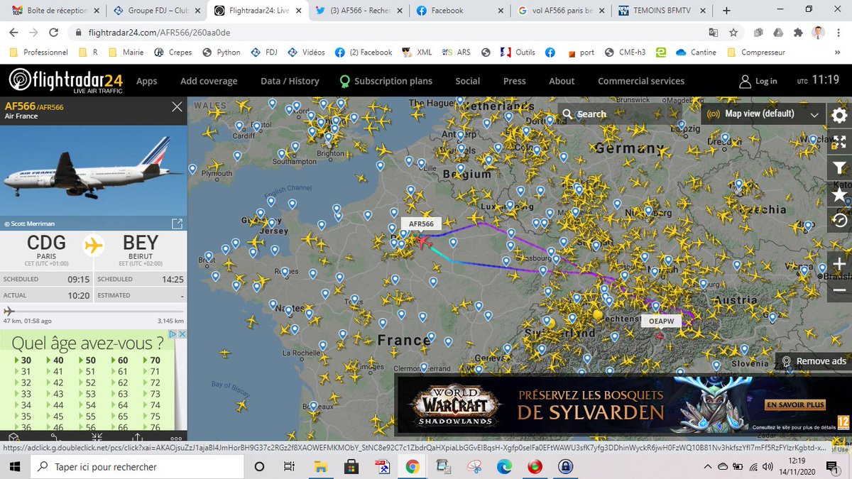 ChrisGERBER67's tweet photo. @airfrance Le Vol #AF566 Paris-Bayrouth a fait demi-tour ! Que se passe-t-il ? @BFMTV @LCI https://t.co/eC6t5gwYUu