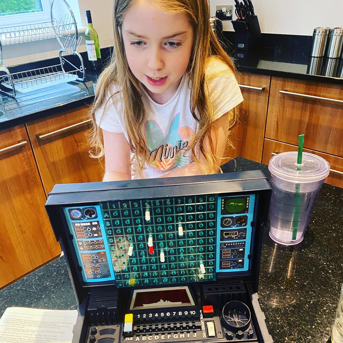 Barnsey_21's tweet photo. Showing the kids what we had in the 80’s and they love it 😊 #computerbattleship #80s #80sgames #reminiscing #MBelectronics https://t.co/YRphNKW6Ok