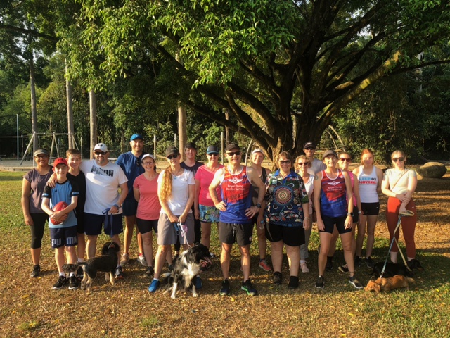 RoyalFlyingDoc's tweet photo. How great is this?!
 
Our Cairns staff decided to recognise NAIDOC Week a little differently this year with a fun run/walk.
 
With around 30 participants, it was also a great way to connect with fellow base members and their furry friends! 🐕 https://t.co/6C9i2I8fa0