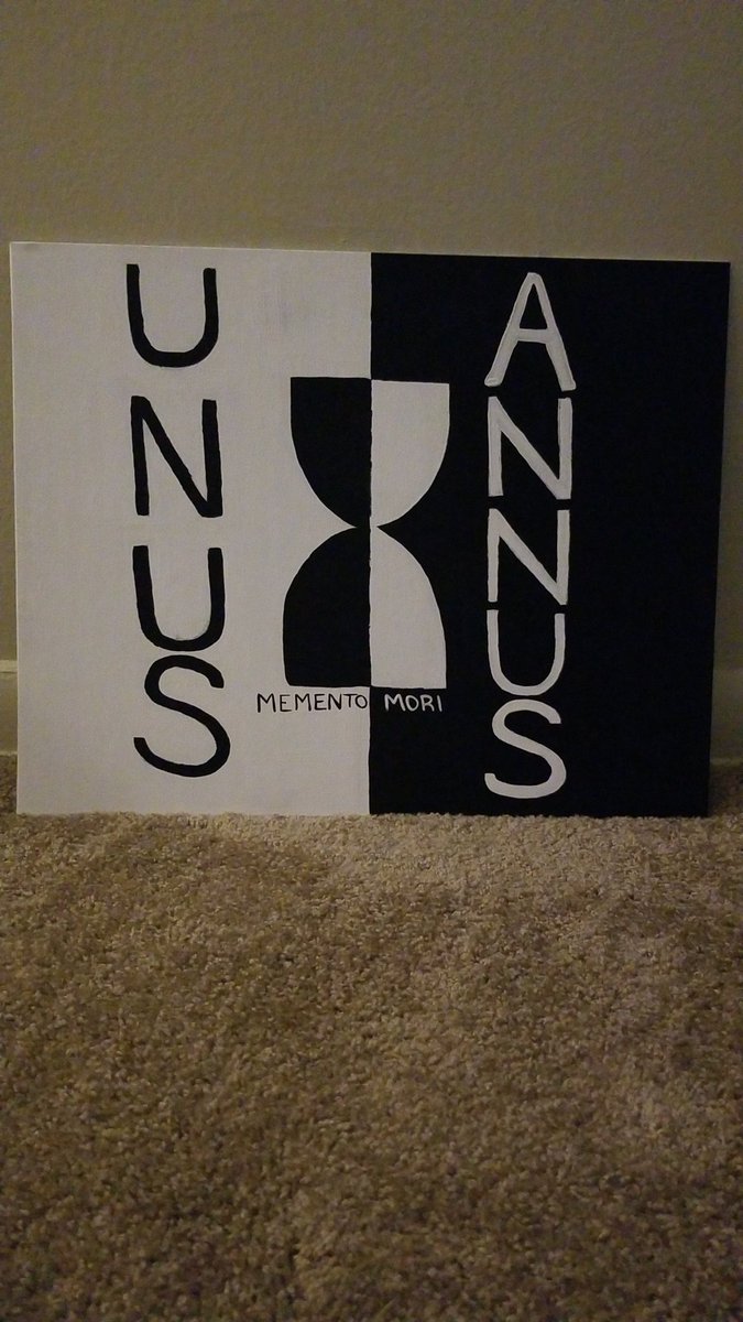 Painted this as I watched the live stream. Finished at almost  1 hour left!
#UnusAnnusisoverparty 
#MementoMori