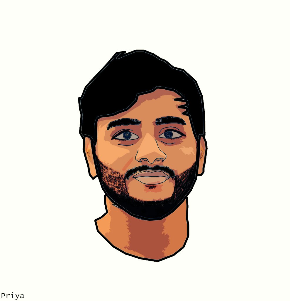 priyaa_dhfm2's tweet photo. Tried a vector art for my bro's picture!
#Photoshop #digitalArt #VectorArt #LovingIt #LearningIt https://t.co/rdda607qqw