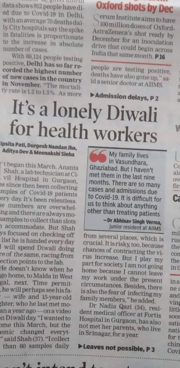 Abhinav Singh Verma MD (@abhinav2934) on Twitter photo For #aiims Doctor, what else can be more satisfying than a happy patient ๐๐ฎ๐ณ๐
Happy diwali ๐๐
<a href="/timesofindia/">The Times Of India</a> #CoronaWarriors
#FrontPage_toi #coronavirus pic.x.com/YU9wRLqQlk For #aiims Doctor, what else can be more satisfying than a happy patient ๐๐ฎ๐ณ๐
Happy diwali ๐๐
<a href="/timesofindia/">The Times Of India</a> #CoronaWarriors
#FrontPage_toi #coronavirus pic.x.com/YU9wRLqQlk