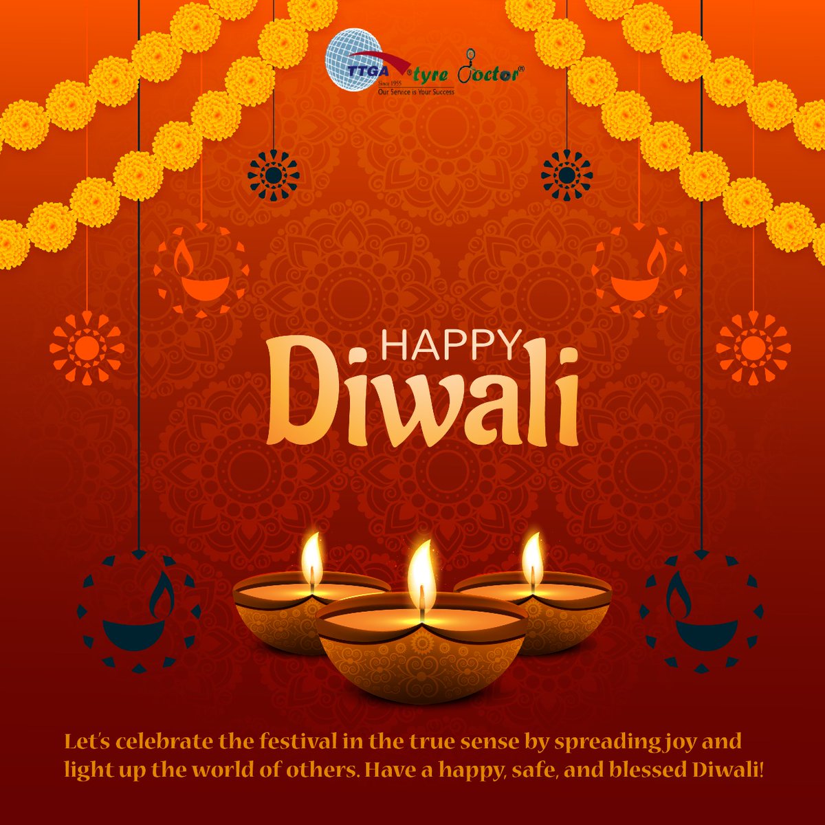 TTGAPL's tweet photo. May millions of lamps illuminate your life with endless joy, prosperity, health &amp; wealth forever. Wishing you and your family. Happy &amp; Safe Diwali!!.
.
.
.
.
.
#happydiwali #health #peace #love #happiness #success #prosperity #safe #burnnocrackers #tyredoctor #ttga https://t.co/M7ir1WofGF