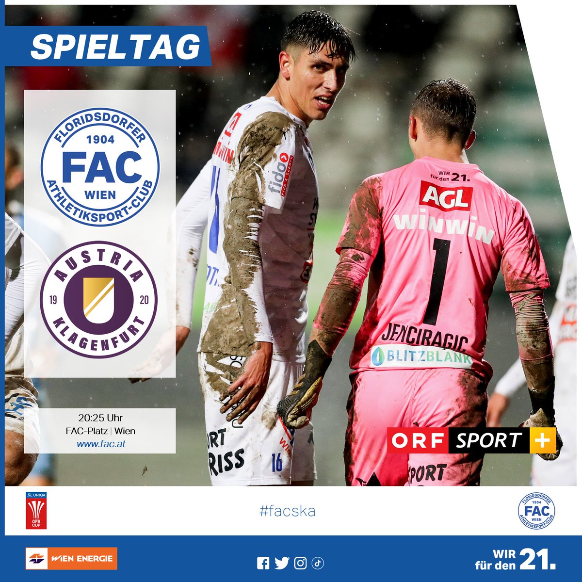 FACWien's tweet photo. Es muss nicht immer schön sein, Männer 💪🏆 #Wirfürden21 #skafac https://t.co/quYIjXcsyN