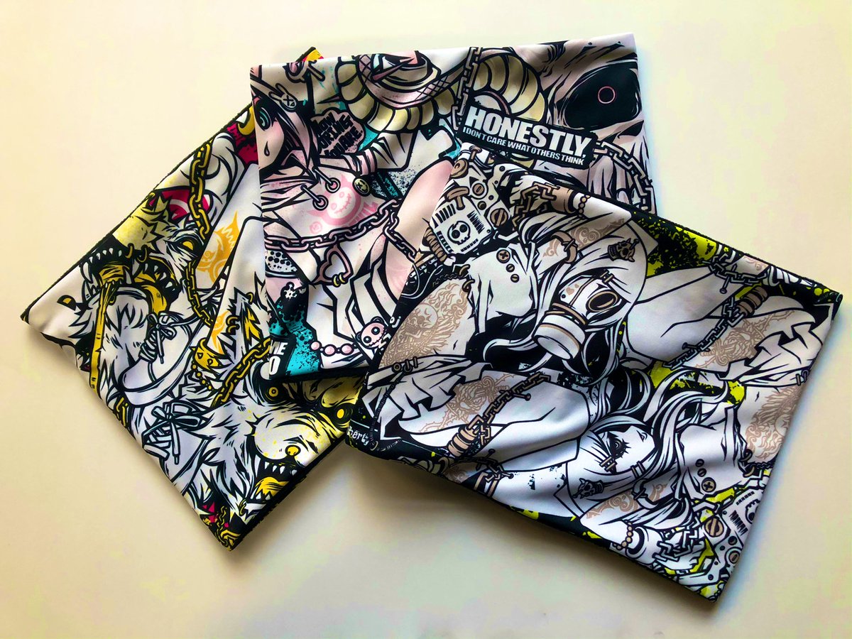 新デザインのネックウォーマーが納品されました 今晩19時よりboothにて販 Project C K のイラスト