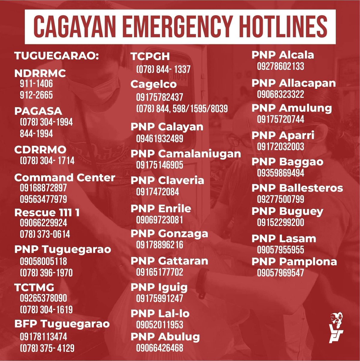 taetaction's tweet photo. 🚨 HERE ARE THE EMERGENCY HOTLINES PLEASE HELP RETWEET THIS TO SPREAD!! 🚨

#CagayanNeedsHelp #IsabelaNeedsHelp #TugegaraoNeedsHelp 
#RescuePH https://t.co/N6Cv8ZjtCH
