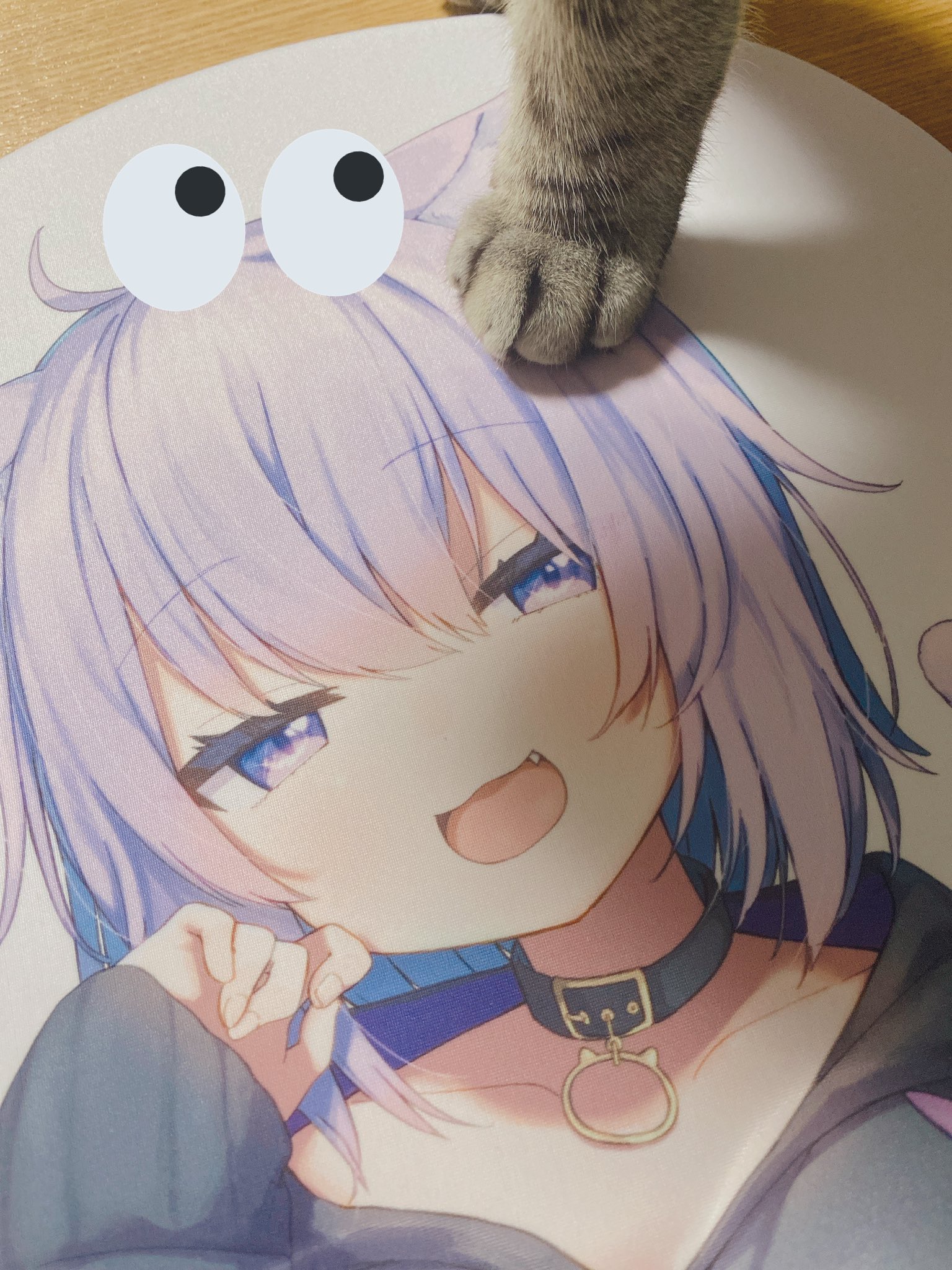 Amazon.co.jp: ホロ 猫又おかゆ 60万人 おっぱいマウスパッド