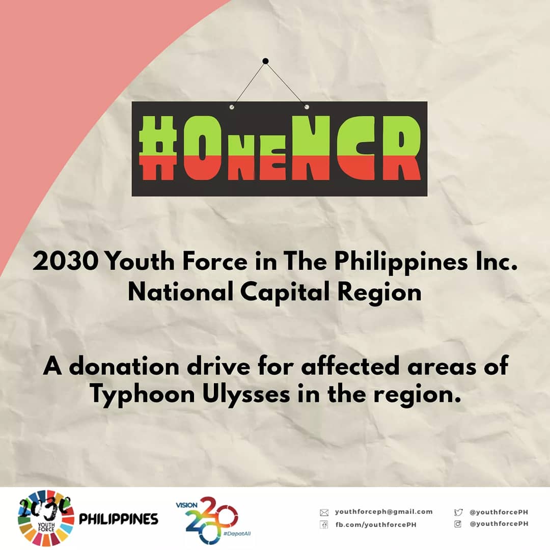 rnzrncldrn's tweet photo. Hello, I am Ranze, NCR Regional Coordinator of the @youthforcePH

It is during times like these that we should #LeaveNoOneBehind 

Together, let's rebuild our region. #OneNCR

We're also planning to extend help to other regions, especially Region 2. We will keep you posted. https://t.co/BIpP7nKHSj
