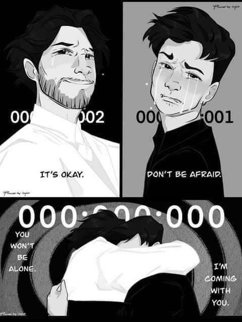 WeenuskElrick's tweet photo. Mark im so so sad and emotional that this is ending and this channel help me thru so much...I MADE THIS.#MementoMori https://t.co/P7jTUVgq1t