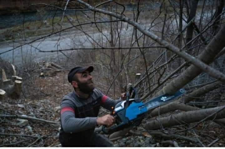 SenanNajafov's tweet photo. To cut down such #forests in #kelbejer...
For Me there is only one name of it! #Vandalism!!!! 

#KarabakhisAzerbaijan #VictoryofAzerbaijan https://t.co/BK2VisdEta