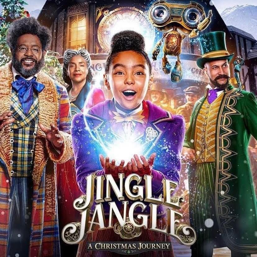 Spoonface1's tweet photo. Thank you for all the shout outs. Great to pop up in this fantastic feel good movie by @DavidETalbert 

Such a heavyweight cast of veterans but also creates a platform for tons of emerging talent to shine too. 

'Jingle Jangle' out now.
Shaping up to be a special one for Netflix https://t.co/qTDxrFIzFQ