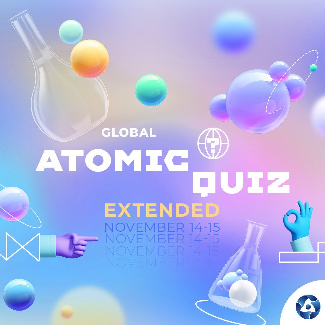 RosatomGlobal's tweet photo. MISS THE QUIZ⁉️ Well, you're in luck! We've noticed a huge interest in our Global Atomic Quiz, so we decided to extend it through November 15. This is your chance to test your nuclear knowledge and learn from academics, researchers, and scientists https://t.co/RXdpBXReJj #atom75 https://t.co/2Kbt6e427o
