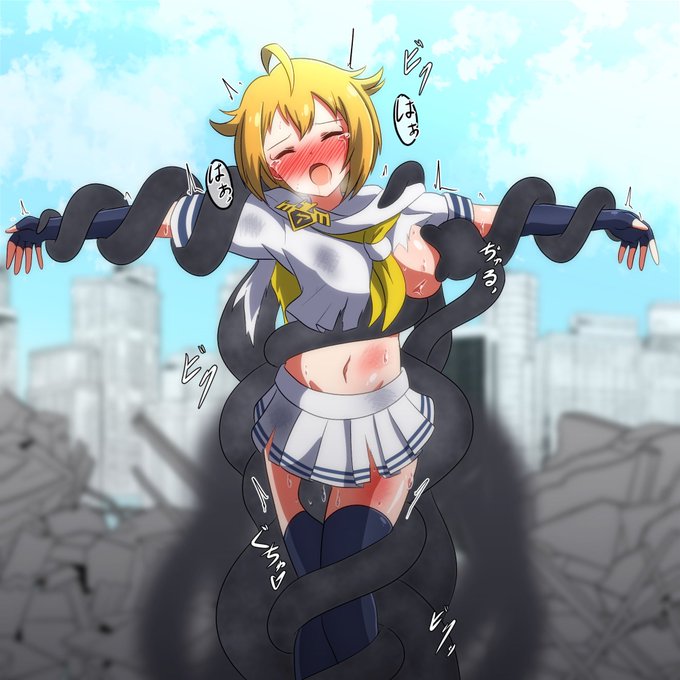 マイティセーラー伊吹翼。
白昼堂々街中で晒し者にしてやって他のヒーロー誘き出す餌にしてやったりとか… #ミリエロ 