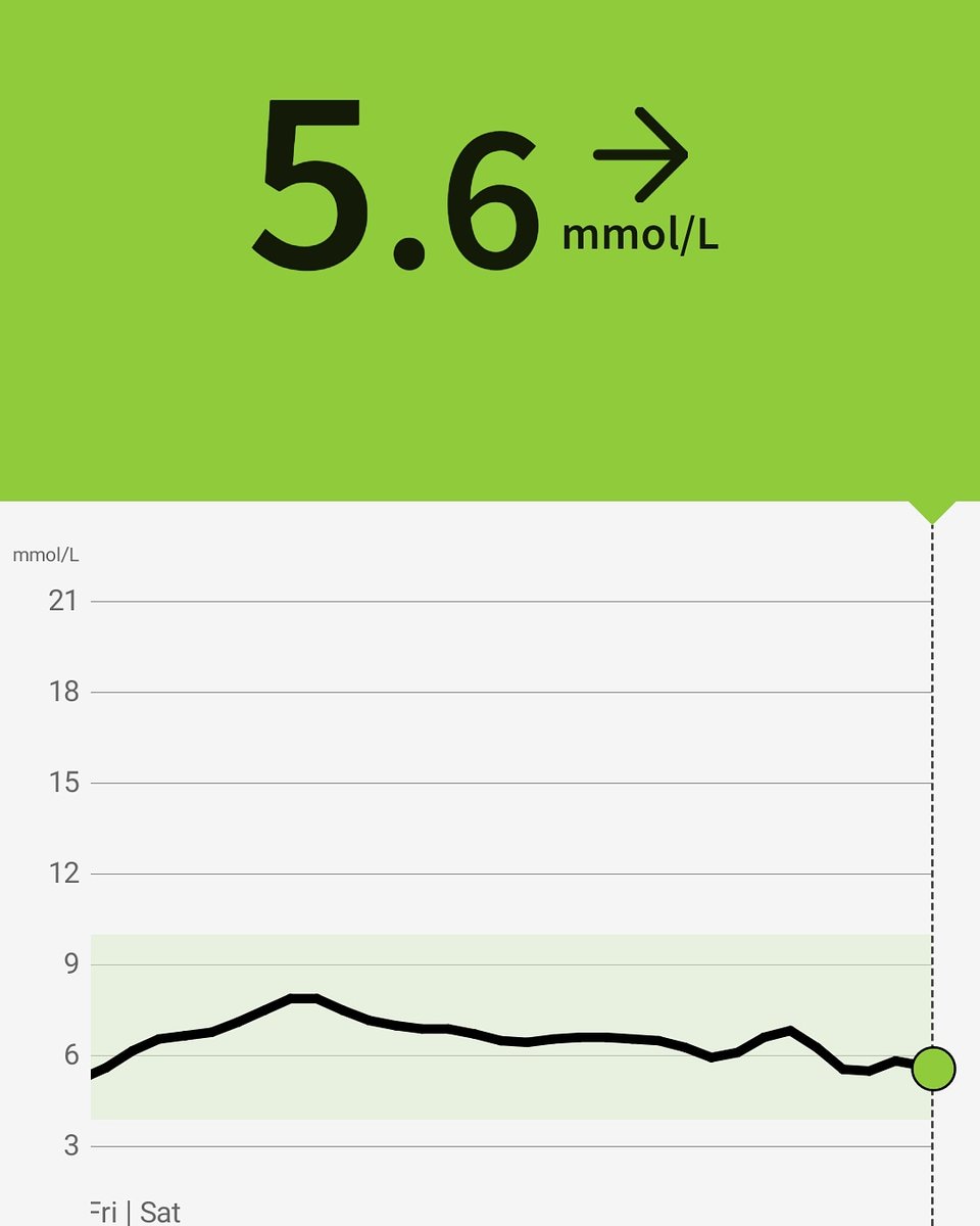 Celebrating this overnight line for #WorldDiabetesDay as it'll probably end up being the most stable part of the day 💙🧡