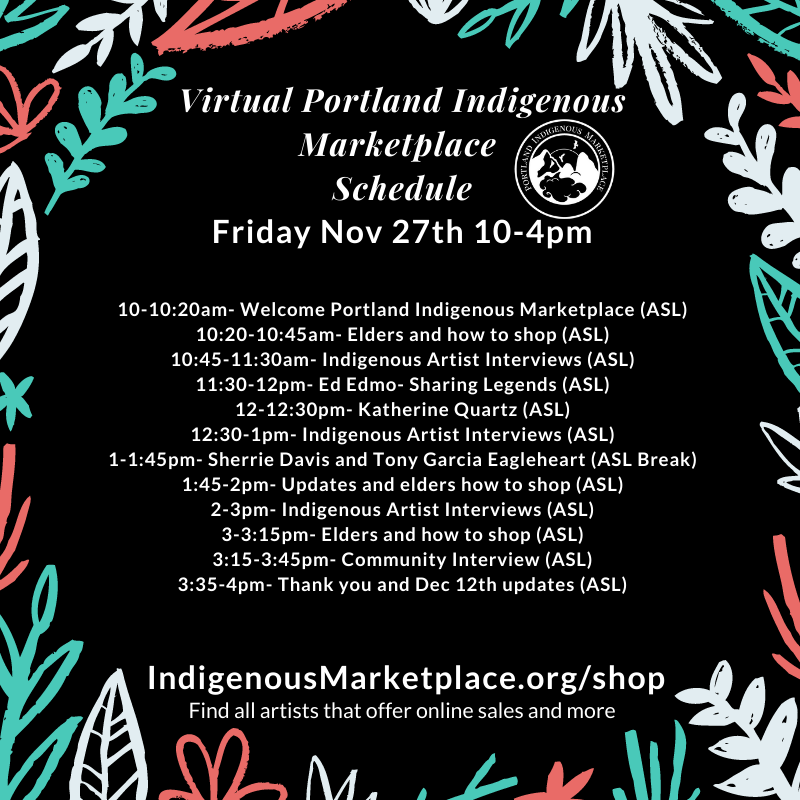 IndigenousCU's tweet photo. We will also be a part of the Virtual Black Friday Portland Indigenous Marketplace Nov 27th, stay tuned for deals and special offers!! We hope that you will all join us through the facebook event Nov 27th 10-4pm pacific time

Thank you all.

https://t.co/GlBRa4jJsp https://t.co/FljbUPFWmz