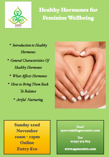 AGM Centre Podiatry Clinic & Ayurveda Practice (@antonellameli5) on Twitter photo Sunday 22nd Nov. Online ..
Contact
ayurveda@agmcentre.com
Learn about ..
"Healthy Hormones for Feminine Wellbeing"
Run by AGM Centre
Presented by Dr Prathima Nagesh & Dr Seema Datta. Sunday 22nd Nov. Online ..
Contact
ayurveda@agmcentre.com
Learn about ..
"Healthy Hormones for Feminine Wellbeing"
Run by AGM Centre
Presented by Dr Prathima Nagesh & Dr Seema Datta.
