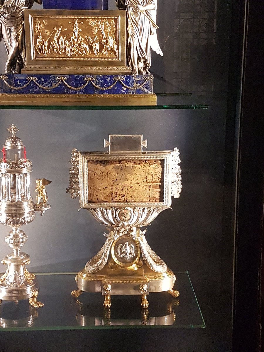 Here I see an ironic smile on the lips of twentyfirst century sceptics. "We know, not least from Monty Python movies, how stupid people were in the past. Why, they would even buy a Feather of the Holy Spirit. ha!"I will answer by saying what we know if the Titulus here...