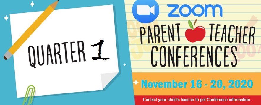 Dear Carver Community,

We have virtual parent / teacher conferences all next week.

Please reach out to your child's teacher if you haven't yet scheduled your appointment.  These meetings are very important to hear about your child's progress.