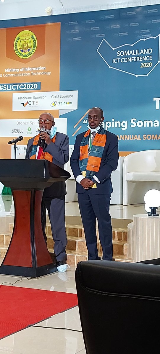 moqaro's tweet image. @VPsomaliland at #SLICTC2020
&quot;I am very happy to attend to this yearly conference by @MinistryofICT1&quot;