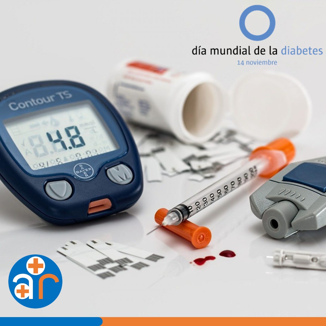 FarmAliciaRiera's tweet photo. En el Día Mundial de la Diabetes, os recordamos que 1 de cada 2 personas que lo padecen no cuenta con un diagnóstico. 
¿Cuándo controlaste tu nivel de azúcar en sangre por última vez?
Acércate a vernos y mantén controlado tu índice glucémico.

#DíaMundialdelaDiabetes https://t.co/w0yOai8VIK