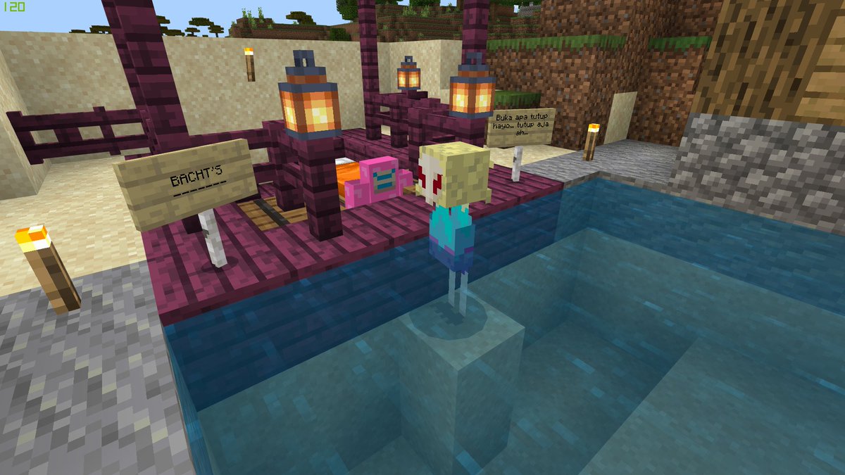 OnMapleHaven's tweet photo. It's Weekend! waktunya bermain sama Pink dan Bjord. Wait tunggu dulu. kenapa semuanya jadi kyk gue kepalanya kotak???
#MapleHaven #minecraft #MinecraftBedrock https://t.co/rzQlmNsYHv