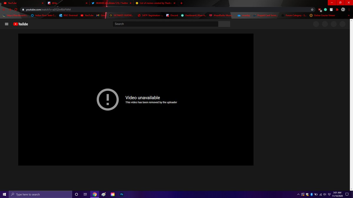 cdblake123's tweet photo. All gone. The way it should be. Goodbye friends. I'll miss you greatly. For one last time. UNUS ANUS MEMENTO MORI Remember the channel https://t.co/1T5wgtHPUs