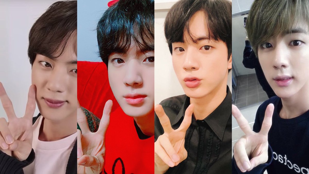 seokjinfile's tweet photo. seokjin signature ✌️ pose https://t.co/rE3i2dS7N2