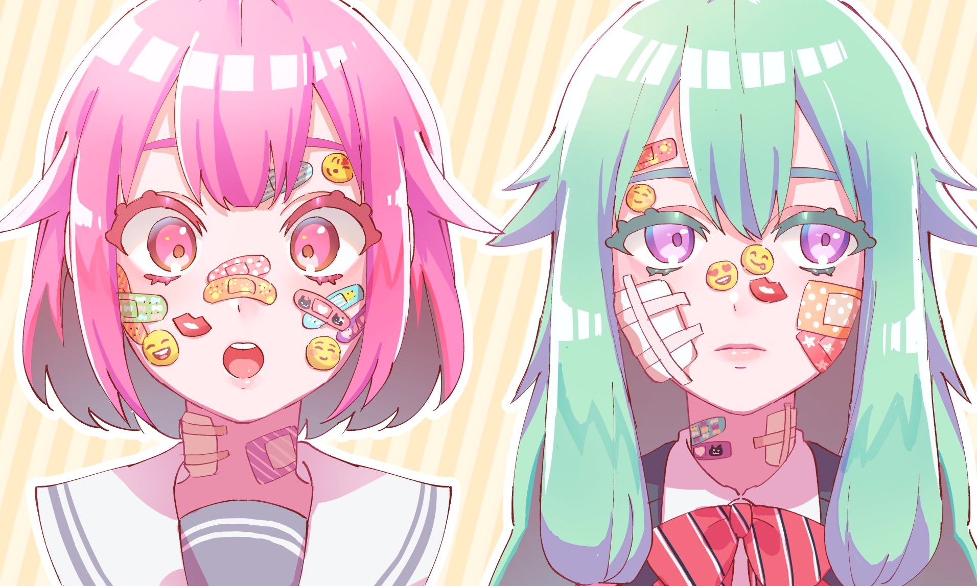 Twitter 上的 ハヅキ お顔に絆創膏つけたかっただけの絵 T Co Xhqxdti5mz Twitter