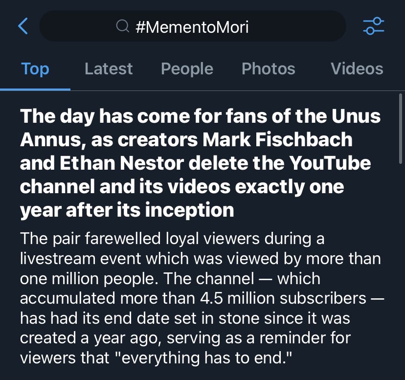 nonbinary_bee's tweet image. The Twitter descriptions for #unusannus, #MementoMori, and #iWasHere