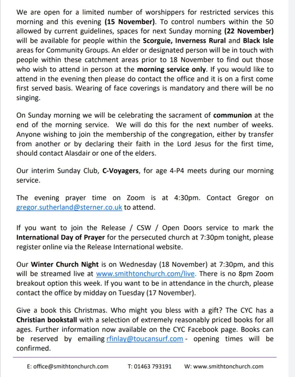 smithtonchurch's tweet photo. You are most welcome to join us virtually for worship this Sunday via #Livestream   https://t.co/NGObG45GRr at 11am &amp; 5.30pm. As @macleo5 preaches in a.m "Letter from Lockdown #8" &amp; p.m @Innesness continues with "Stories Jesus told" series. Details &amp; notices 👇#allverywelcome https://t.co/Mp2qXwe19o