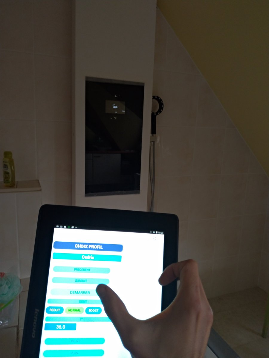 InMan_'s tweet image. Création de profils personnalisés, mise en température par appli, tablette ou scénario #domotique : voici les nouvelles fonctions d'#InSens 
#Smarthome #DoucheDuFutur #WaterEfficiency #SobriétéEnEau #DigitalShower #ConnectedShower  #ComfortandSustainable #SmarthomeTechnology