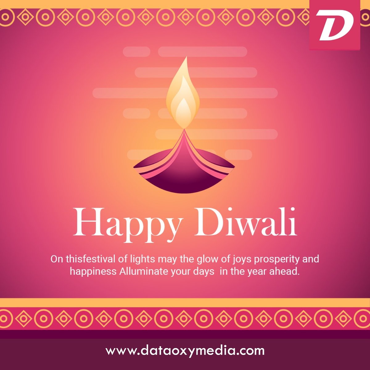 DataoxyMedia's tweet image. Wishing you a very happy and prosperous Diwali! May the light of the diyas guide you on the way to happiness and success. Happy Diwali to you and your family! #HappyDiwali #HappyDiwali2020