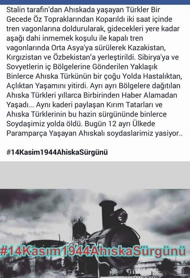 malituna's tweet image. #14Kasım1944 
#sürgün 
#AhiskaTürklerini  
#Unutmadık 
#MeMutluTürkümDiyene